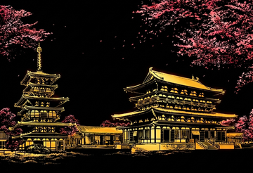Cherry Blossoms, finished