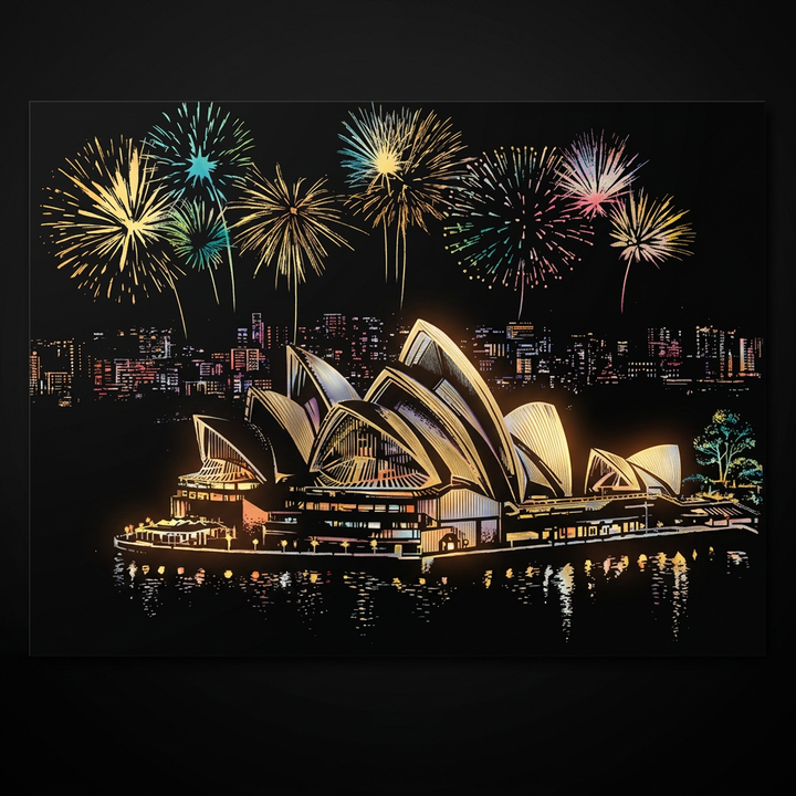Sydney Opera House — the finished artwork