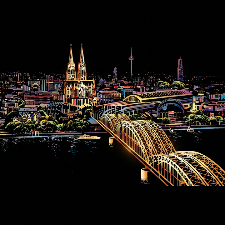 Cologne Cathedral — the finished artwork