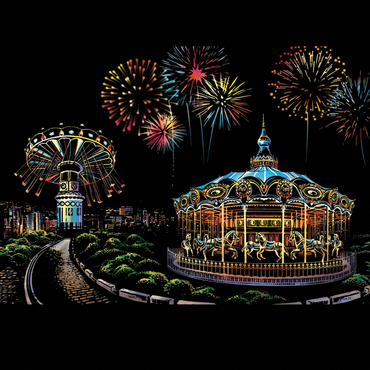 Amusement Park — the finished artwork