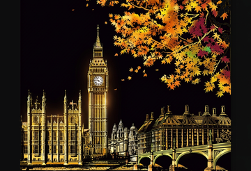 London · Big Ben, finished